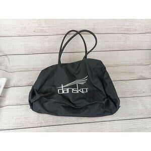 Dansko Big Logo Duffle Bag Black Carry on Travel Workout Weekender